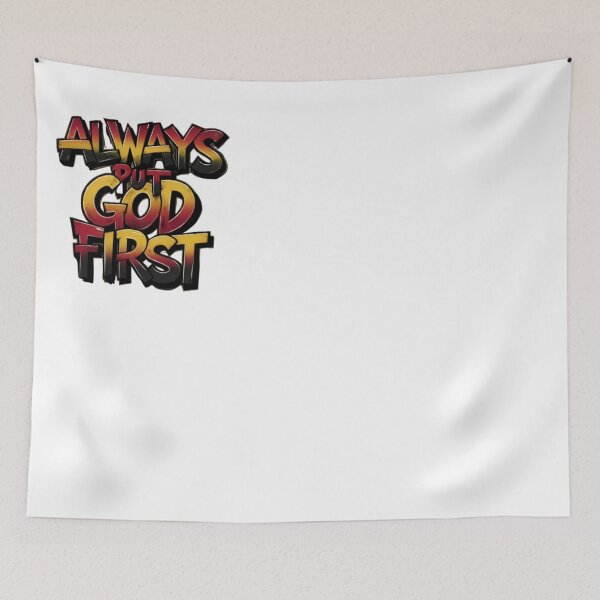 Item preview, always put God First. love and Peace designed and sold by Arcy143.