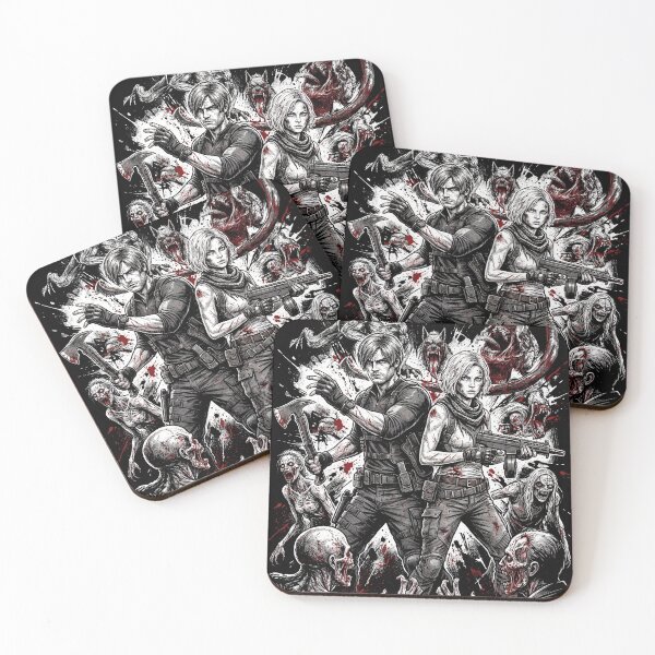Item preview, Grace Ashcroft Leon S Kennedy Resident Evil Requiem Blister Heads Grunge designed and sold by Senpaiwaves.