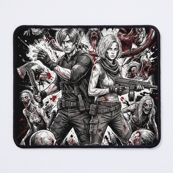 Item preview, Grace Ashcroft Leon S Kennedy Resident Evil Requiem Blister Heads Grunge designed and sold by Senpaiwaves.