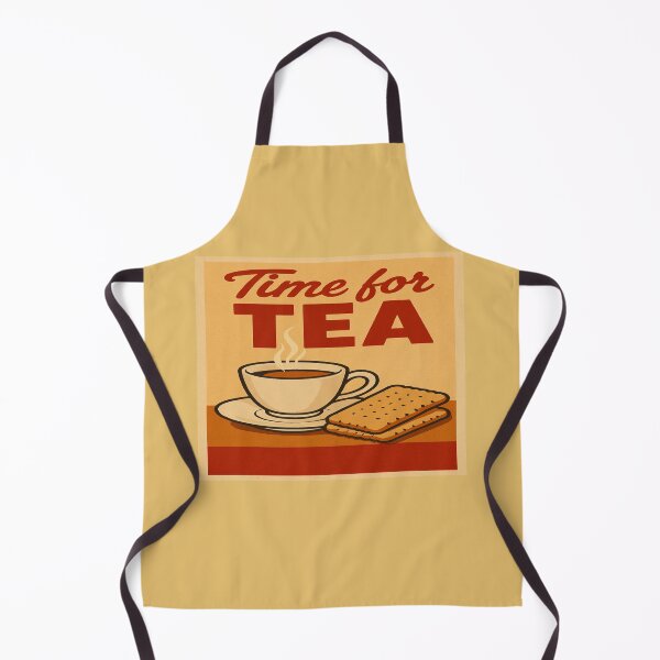 Item preview, Time for Tea – Vintage 1950s Style Poster with Biscuits designed and sold by nigejohn.
