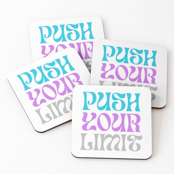 Item preview, Push your limit- Motivational quote Wavy Text Art designed and sold by sundos.
