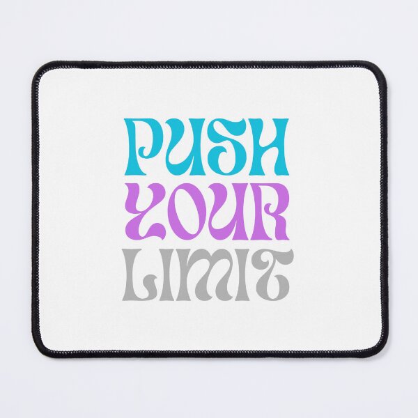 Item preview, Push your limit- Motivational quote Wavy Text Art designed and sold by sundos.