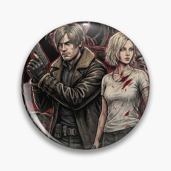 Item preview, RE Requiem Grace Leon Dual Story Grunge Enemies Survival Tension Design designed and sold by Senpaiwaves.