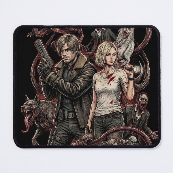 Item preview, RE Requiem Grace Leon Dual Story Grunge Enemies Survival Tension Design designed and sold by Senpaiwaves.