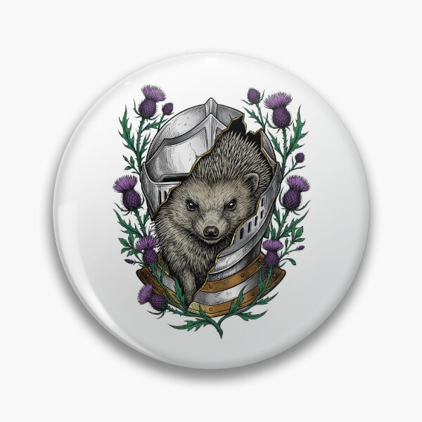 Item preview, The hedgehog in the Knight's helmet designed and sold by krabbaraban.