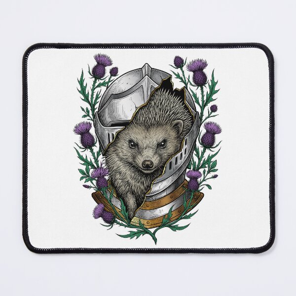 Item preview, The hedgehog in the Knight's helmet designed and sold by krabbaraban.