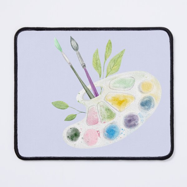 Item preview, Watercolor Artist Palette with Brushes designed and sold by Sagi Jane Art.