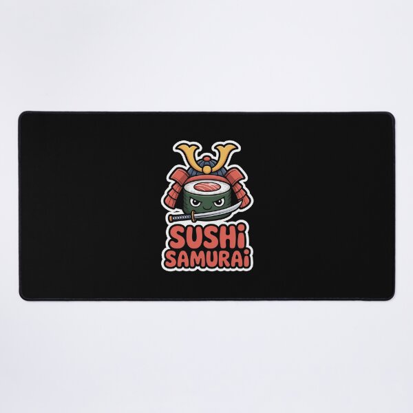 Item preview, Cute Sushi Samurai Kawaii Food Warrior Sticker designed and sold by Enea Kelo.