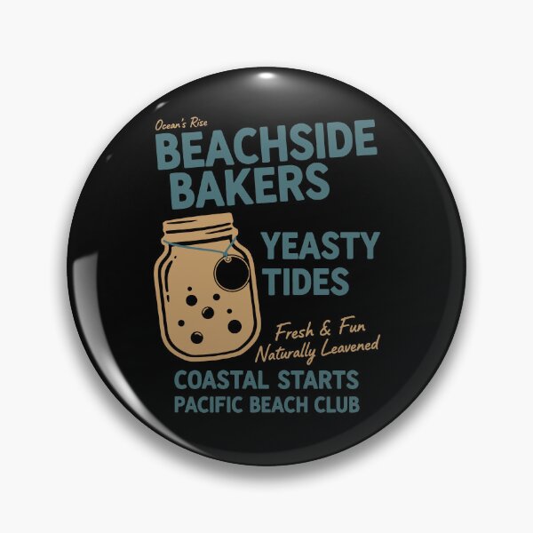 Artikelvorschau, Sauerteigbrotbacken Beachside Bakers Yeasty entworfen und verkauft von LuminOrb.