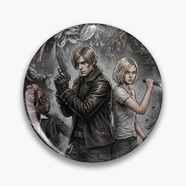 Item preview, Resident Evil Requiem Grace Ashcroft Leon Kennedy Zombie Surgeon Grunge designed and sold by Senpaiwaves.