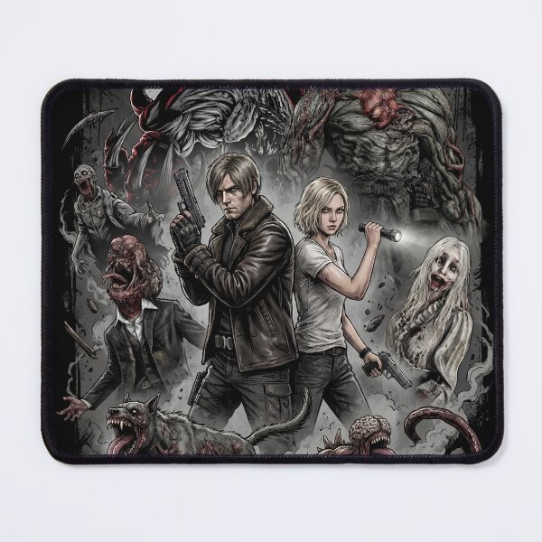 Item preview, Resident Evil Requiem Grace Ashcroft Leon Kennedy Zombie Surgeon Grunge designed and sold by Senpaiwaves.