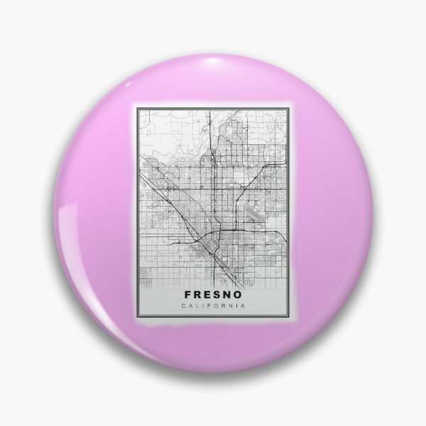 Item preview, Minimalist Fresno Map designed and sold by Tamas Das.