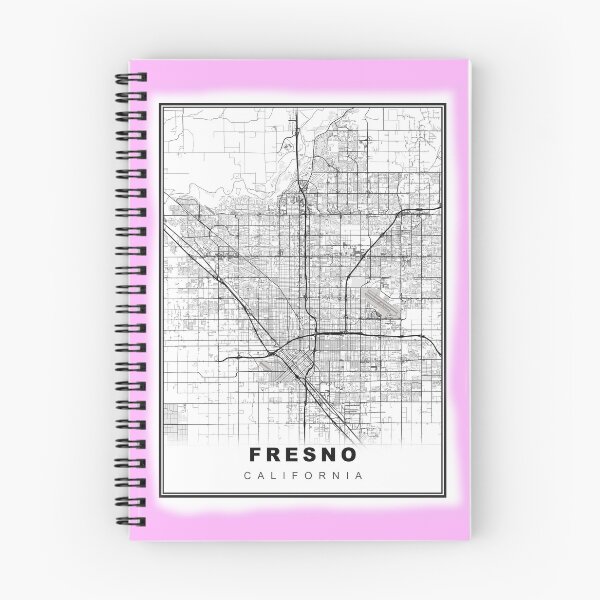 Artikelvorschau, Minimalistische Fresno-Karte entworfen und verkauft von Tamas Das.