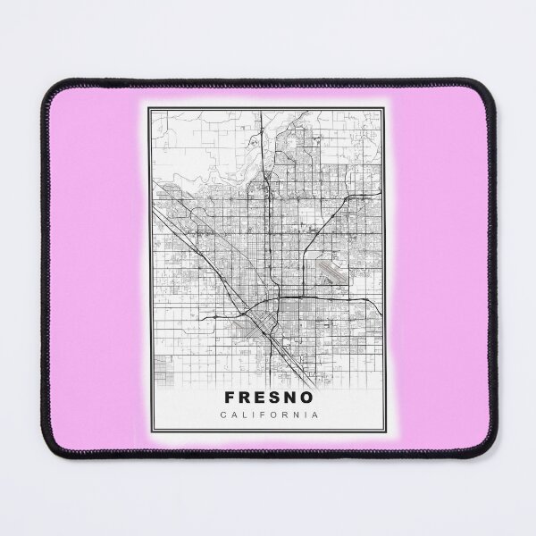 Item preview, Minimalist Fresno Map designed and sold by Tamas Das.