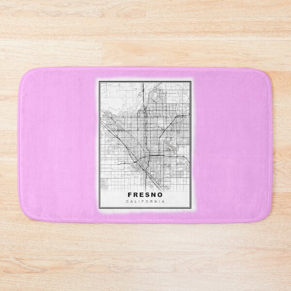 Item preview, Minimalist Fresno Map designed and sold by Tamas Das.