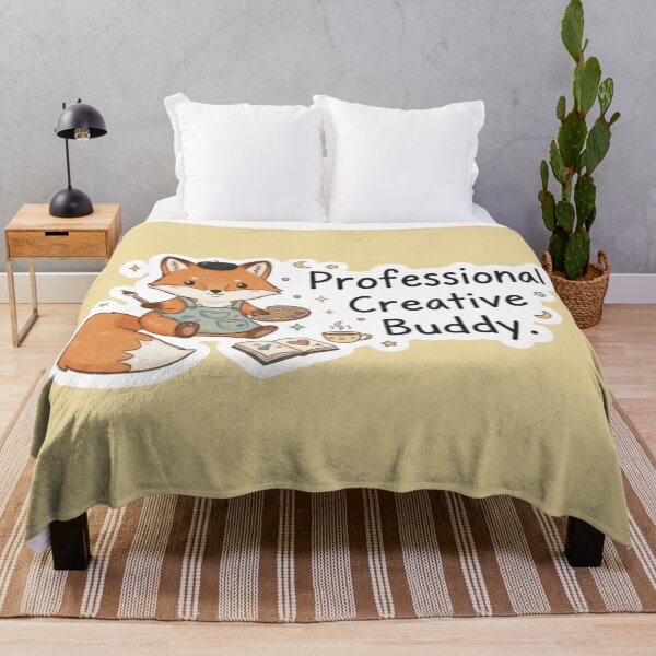 Item preview, Professional Creative Buddy Fox Sticker - Artist Aesthetic & Whimsical Studio Decor designed and sold by Ishqkidua.