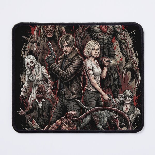 Item preview, Grace Ashcroft Leon Kennedy RE9 Care Center Nightmare Enemies Grunge designed and sold by Senpaiwaves.