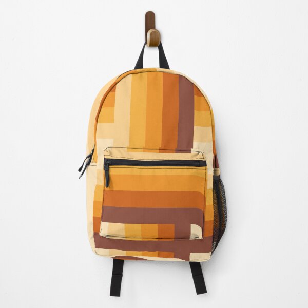 Item preview, Mid Century Modern Abstract Rainbow - Warm brown, orange, yellow designed and sold by JMgraphic.