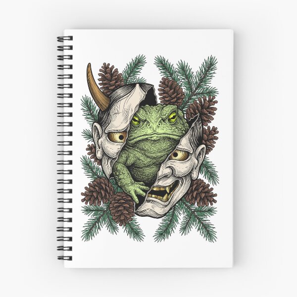 Item preview, A toad in a Yokai mask designed and sold by krabbaraban.