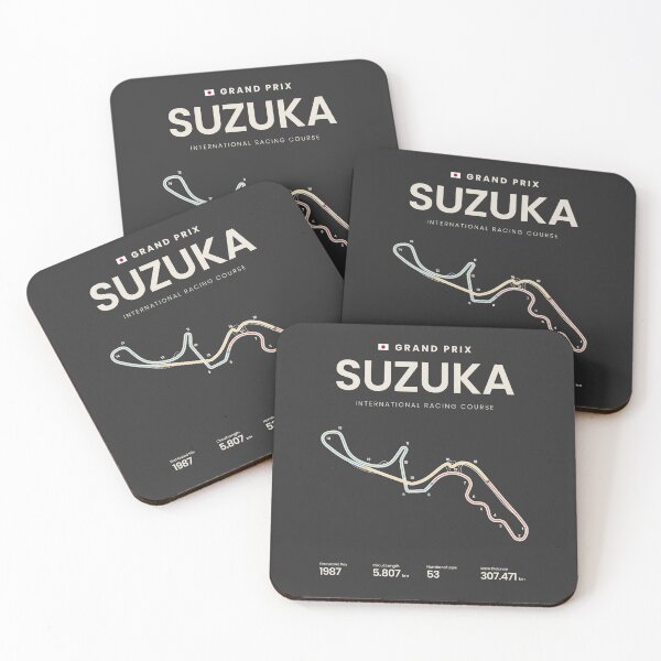 Item preview, Suzuka International Racing Course | Japanese Grand Prix Motorsports Circuit Map designed and sold by aio.