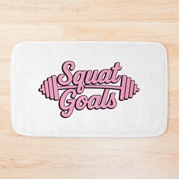 Item preview, Squat Goals! Pink Leg Day Girl designed and sold by PMCreative.