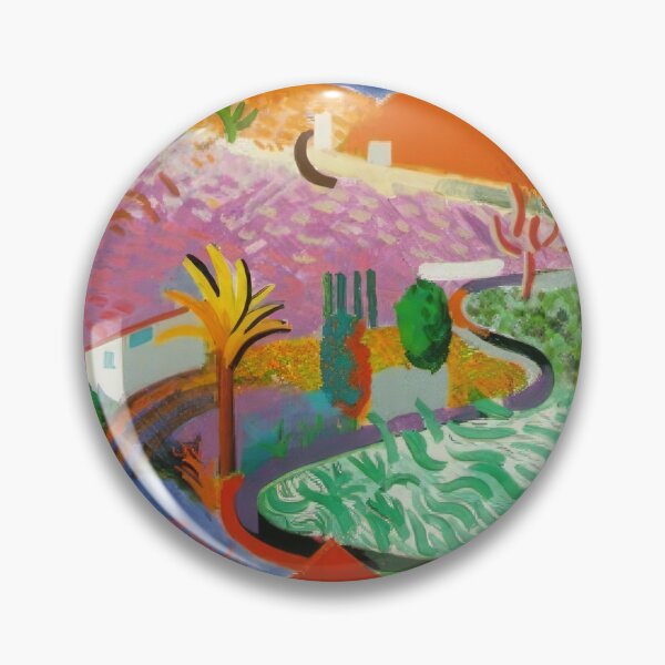 Item preview, David Hockney - David Hockney - David Hockney (111) - Vibrant California Pool – Pop Art Print Inspired by David Hockney designed and sold by KirstenShShop.