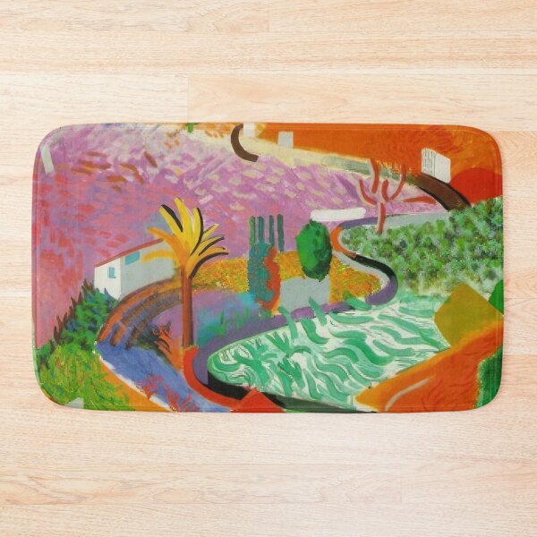 Item preview, David Hockney - David Hockney - David Hockney (111) - Vibrant California Pool – Pop Art Print Inspired by David Hockney designed and sold by KirstenShShop.