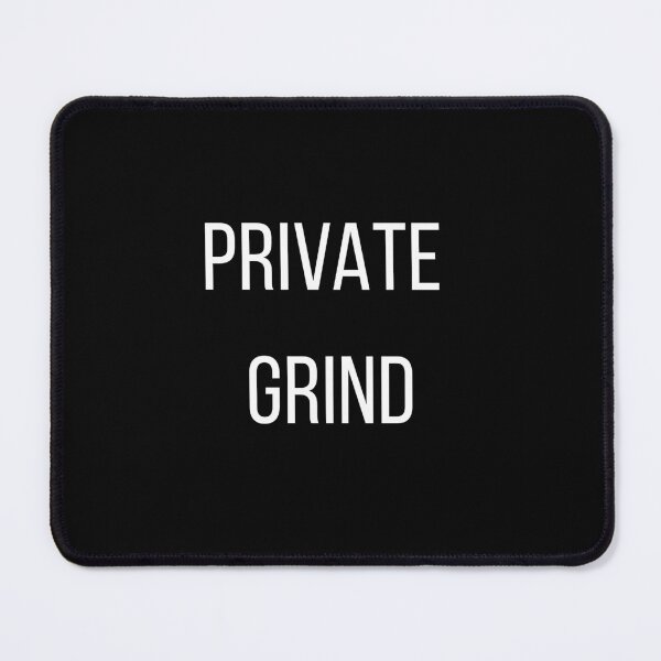 Item preview, Private Grind – Minimalist Motivational Typography Design designed and sold by HouseOfHonda.