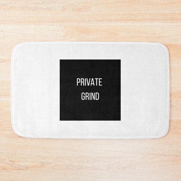 Item preview, Private Grind – Minimalist Motivational Typography Design designed and sold by HouseOfHonda.