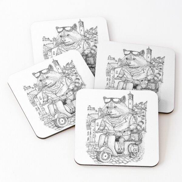 Item preview, The Great Raccoon Road Trip designed and sold by wbhny.