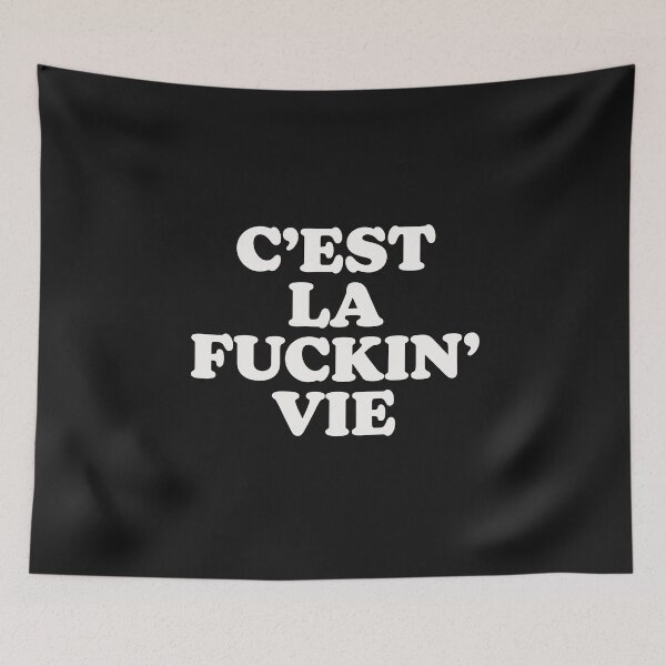 Item preview, C'EST LA FUCKIN' VIE EGG WHITE designed and sold by bembureda.
