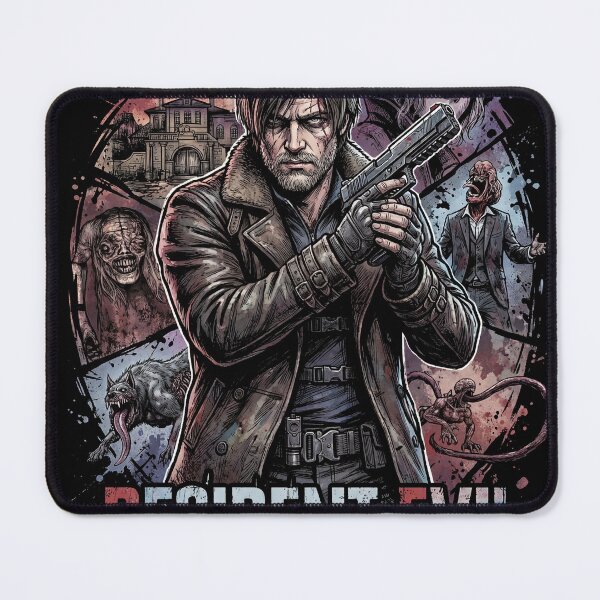 Item preview, Resident Evil Requiem Leon S Kennedy Chainsaw Wielder Grunge Art designed and sold by Senpaiwaves.
