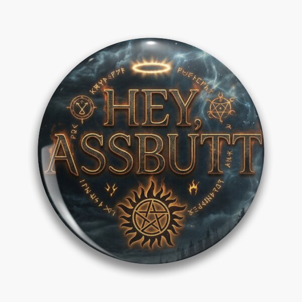 Item preview, Hey Assbutt Castiel Supernatural designed and sold by desire313.