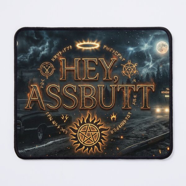 Item preview, Hey Assbutt Castiel Supernatural designed and sold by desire313.