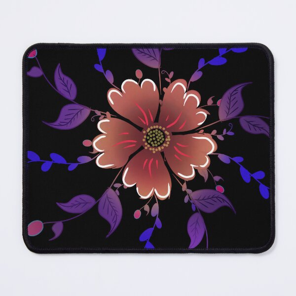 Item preview, Retro Botanical Pattern | Copper and Violet designed and sold by HopeAndHustle.