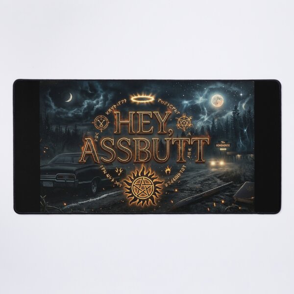 Item preview, Hey Assbutt Castiel Supernatural designed and sold by desire313.