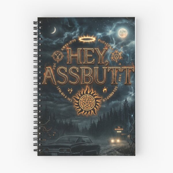 Item preview, Hey Assbutt Castiel Supernatural designed and sold by desire313.