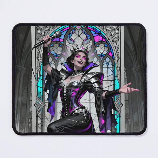 Item preview, avant garde pop saint saint of sin modern goddess cinematic lighting neon divinity couture armor bold color palette character design designed and sold by DarkMedieval.