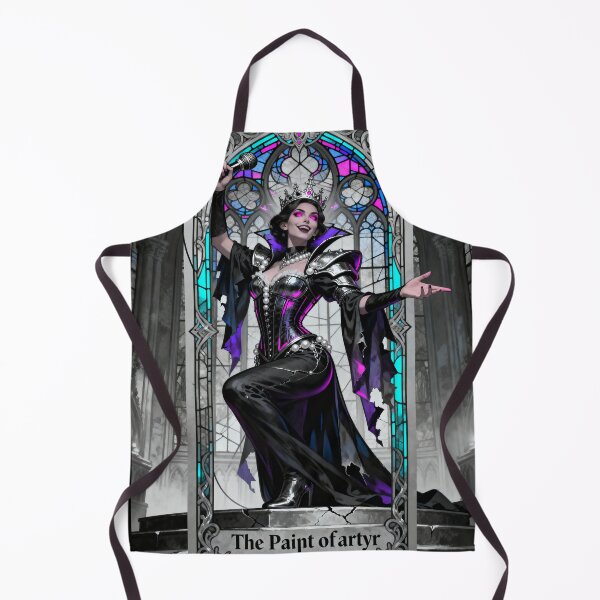 Item preview, avant garde pop saint saint of sin modern goddess cinematic lighting neon divinity couture armor bold color palette character design designed and sold by DarkMedieval.
