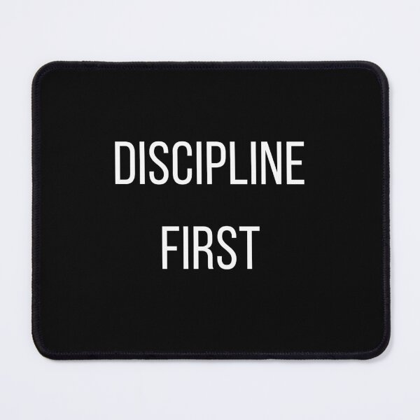 Item preview, Discipline First – Minimalist Mindset Typography Design designed and sold by HouseOfHonda.
