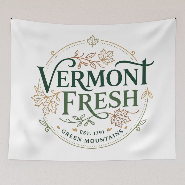 Item preview, vermont state, vermont state pride, vermont gifts, green mountain state, vermont tourism designed and sold by TrueArtVibes.