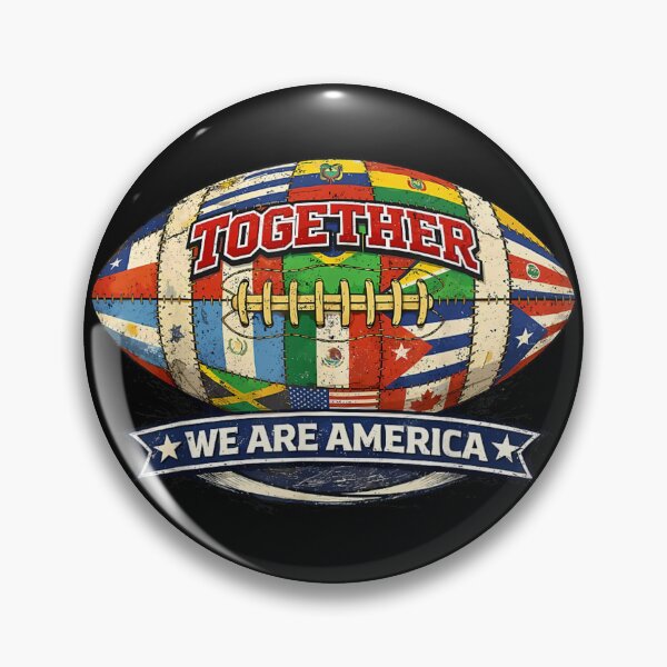 Item preview, Together We Are America Hispanic Heritage Month Latin American Flags Football Soccer designed and sold by Phil Ben.
