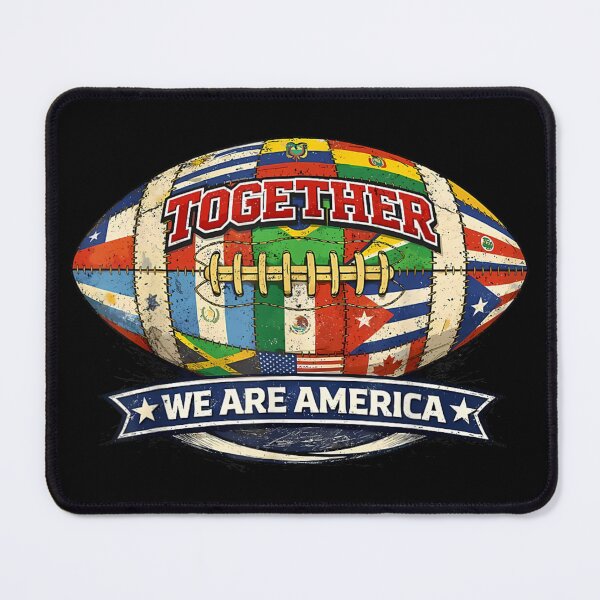 Item preview, Together We Are America Hispanic Heritage Month Latin American Flags Football Soccer designed and sold by Phil Ben.