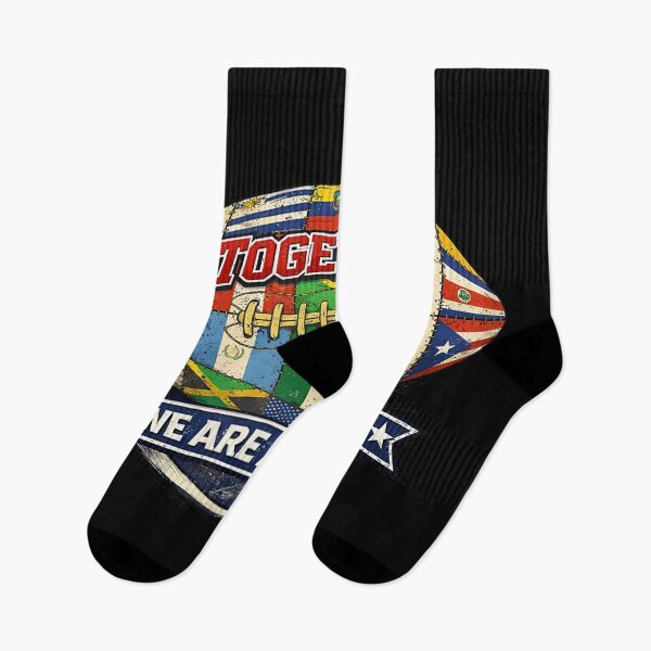 Item preview, Together We Are America Hispanic Heritage Month Latin American Flags Football Soccer designed and sold by Phil Ben.