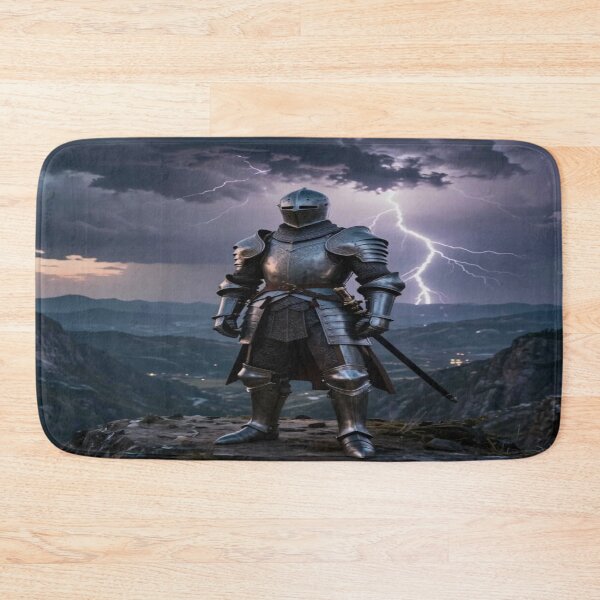 Item preview, Epic Knight Fantasy Art – Cinematic Battle Scenes in Mystic Light and Heroic Atmosphere designed and sold by FotoworldEdel.