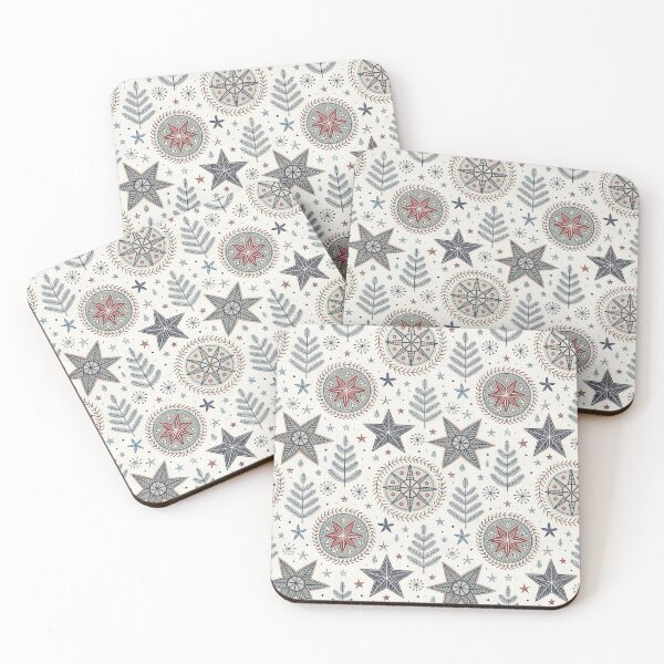Item preview, Nordic Party Stars | Scandinavian Folk Geometry designed and sold by Shuga-Design.