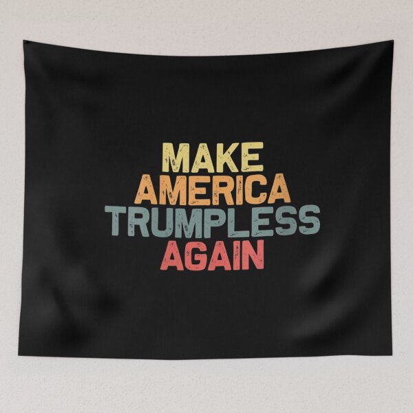 Item preview, Make America Trumpless Again Anti Trump 2024 Election Vintage Retro Liberal Design designed and sold by Phil Ben.