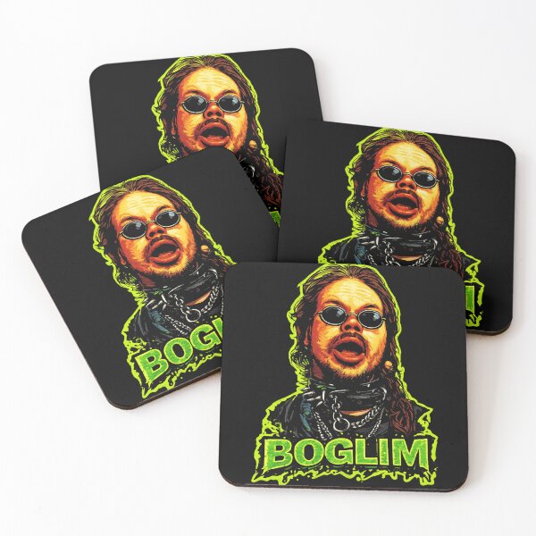 Item preview, Boglim Dark Wizard Portrait – Neon Slime Gothic Meme Art designed and sold by MaxLevelMerch.