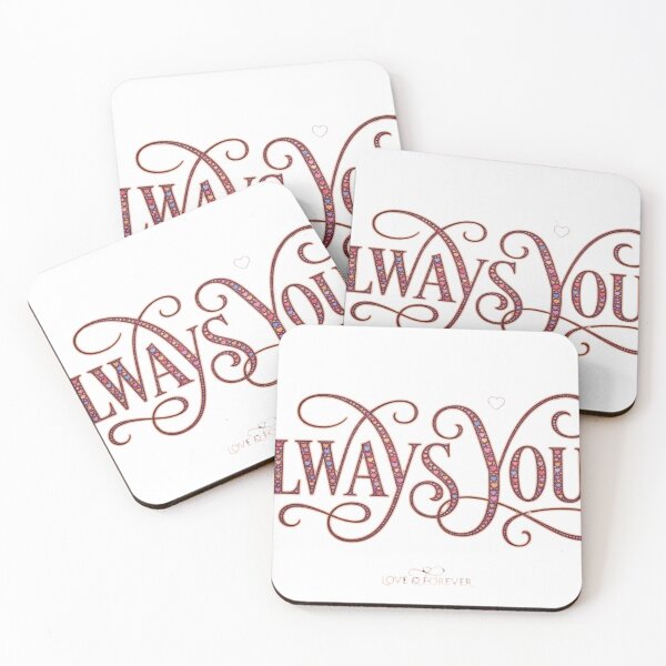 Item preview, Always Yours – Colorful Heart Lettering Love Design designed and sold by Imaginarium of Chaos falcon88 .