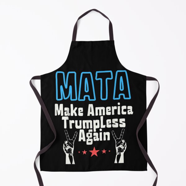 Item preview, MATA Make America Trumpless Again Blue Peace Sign Anti Trump Political Graphic designed and sold by Phil Ben.